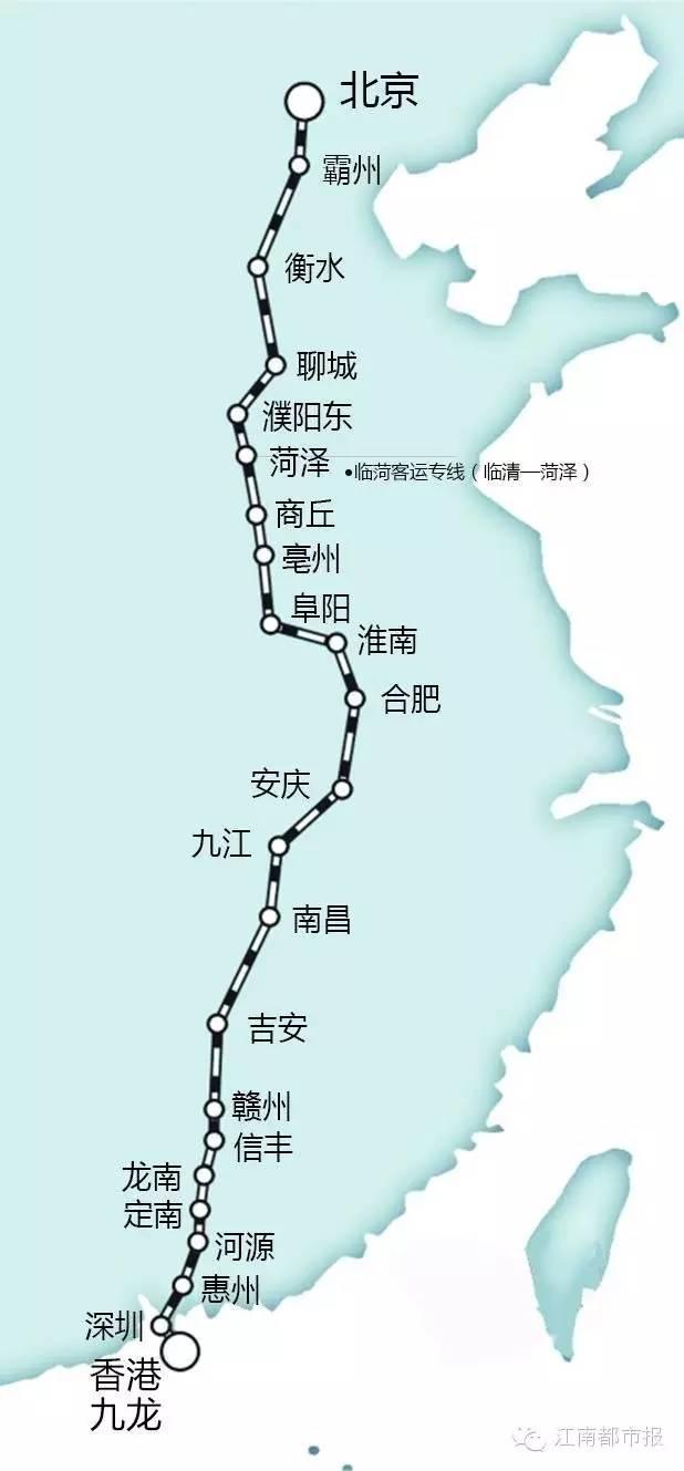 高铁经过深圳