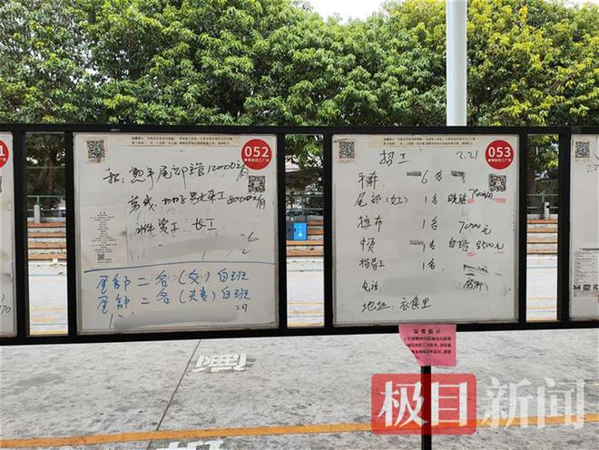 招聘工人信息
