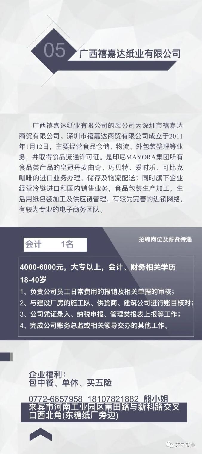 来宾市最新热门岗位招聘信息来袭，挑战你的职业梦想！