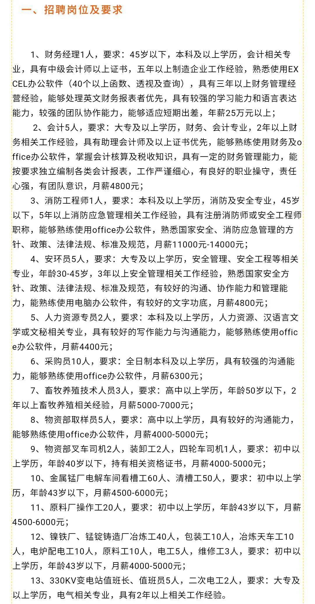 职位信息