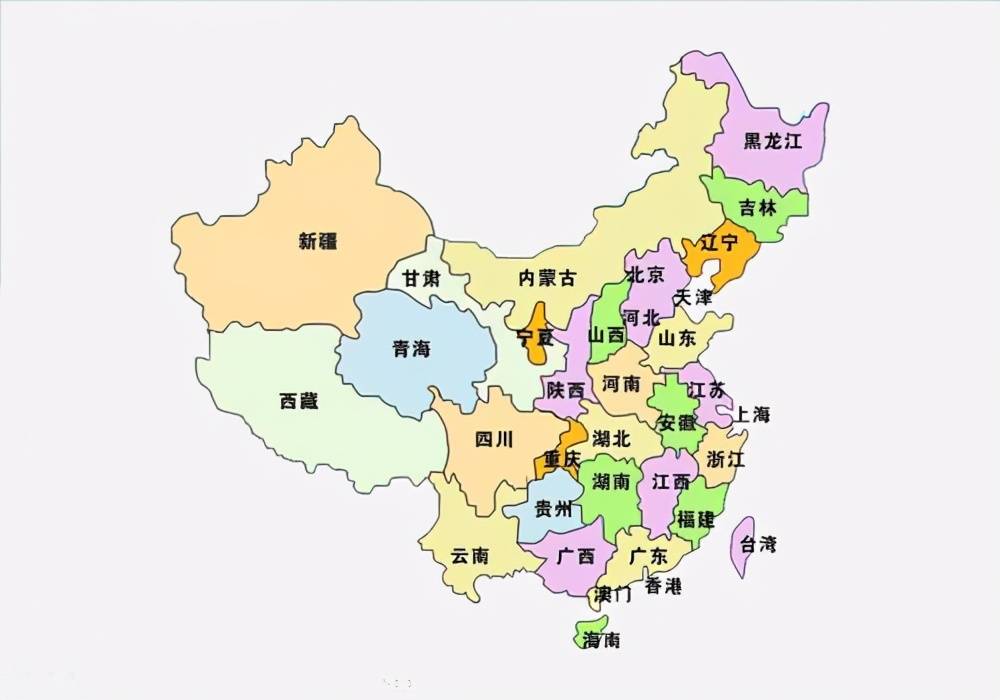中国最新地图