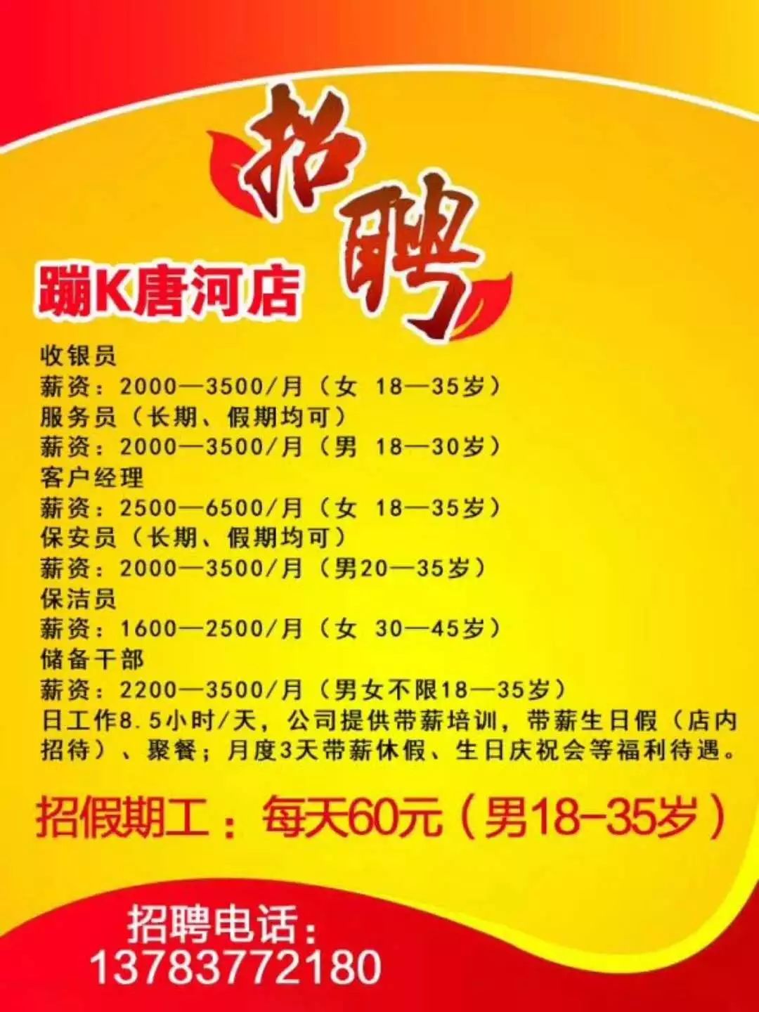 唐河招聘网最新招聘信息速递