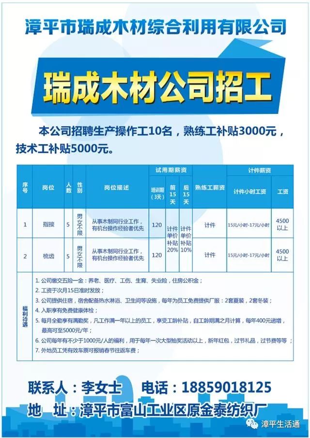 漳平最新招聘信息全面概览