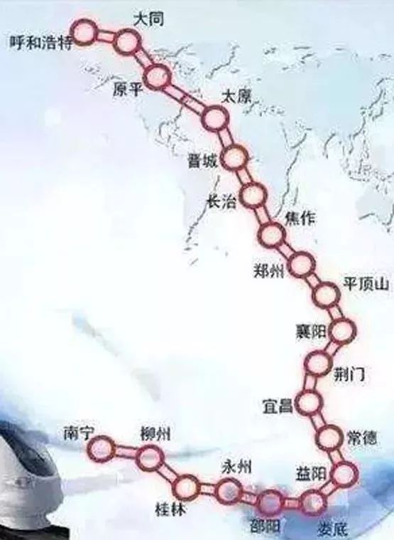 呼南高铁最新走向